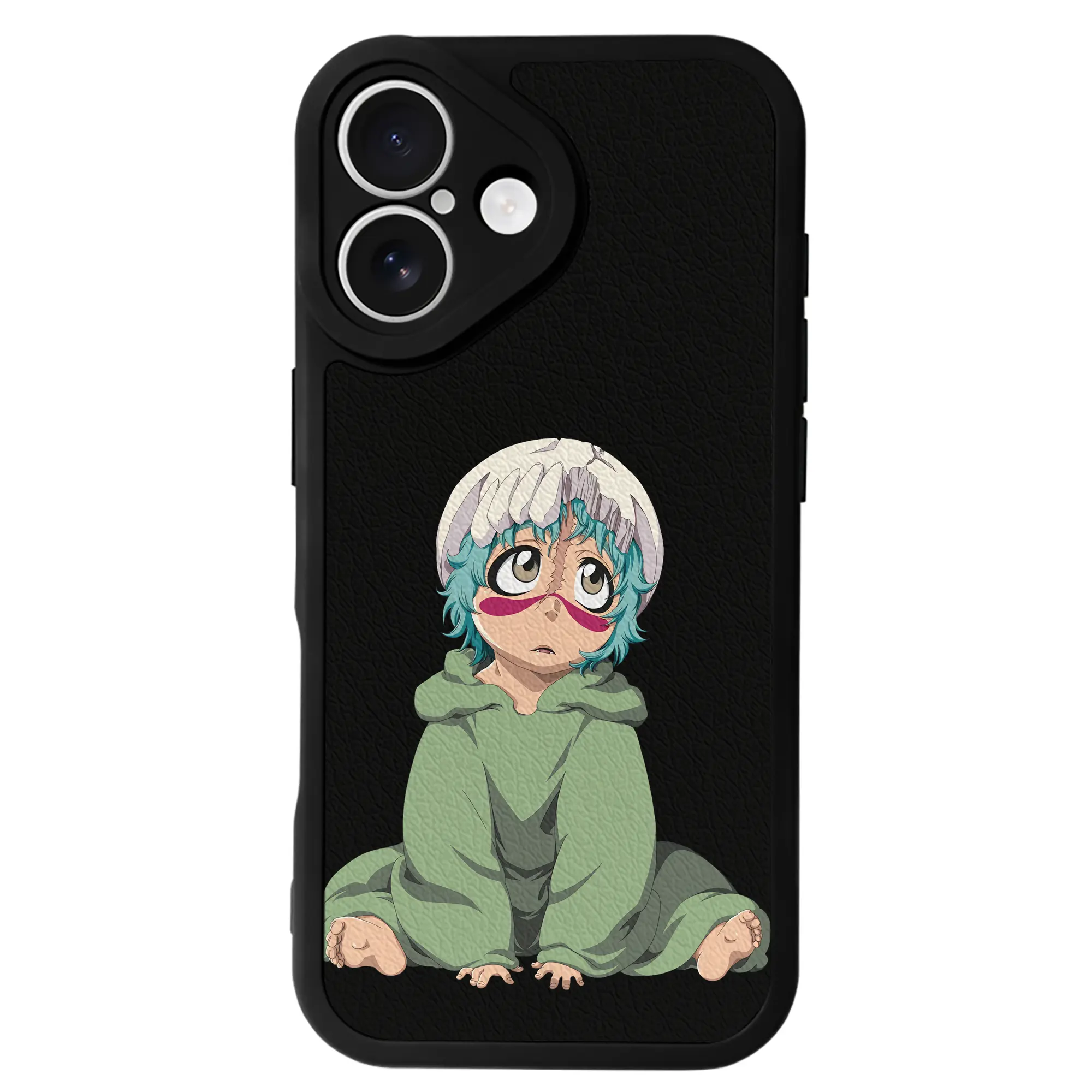 ブリーチ グッズ ネリエル・トゥ・オーデルシュヴァンク - IPhone 16シリーズ対応 ・ シリコンスマホケース ・ レザー調 ・ 高精度フィット ・ 耐衝撃 ・ ワイヤレス充電対応 ・ 精密カット